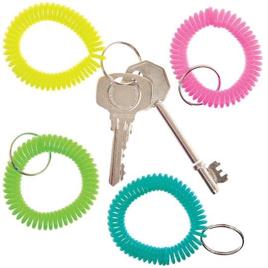 Spiral Keychains  |  Pocket Money Toys Pocket Money Toys Pocket Money Toys