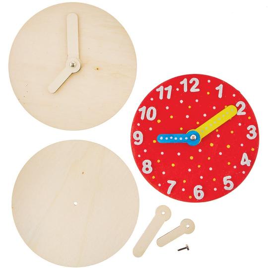 Telling The Time Teaching Clock Woodcraft Kits  |  Dress Up Dress Up Dress Up