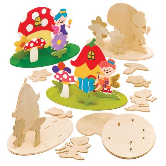 Wooden 3D Fairy Scene Kits  |  Dress Up Dress Up Dress Up