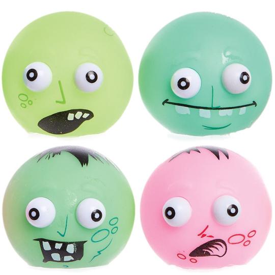 Zombie Monster Squeezy Bouncy Balls  |  Fidget Toys Fidget Toys Fidget Toys