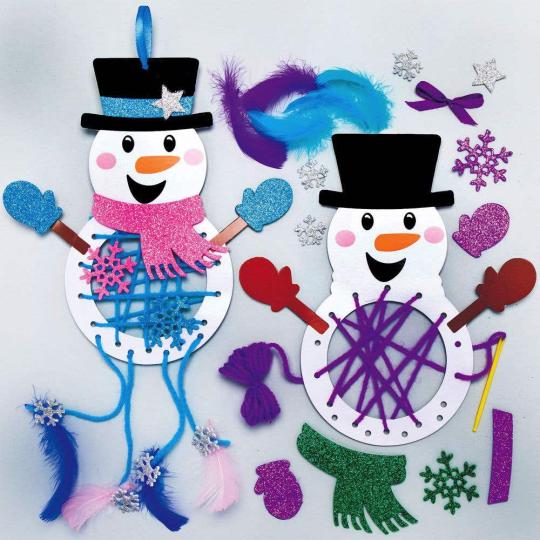 Snowman Dreamcatcher Kits  |  Dress Up Dress Up Dress Up