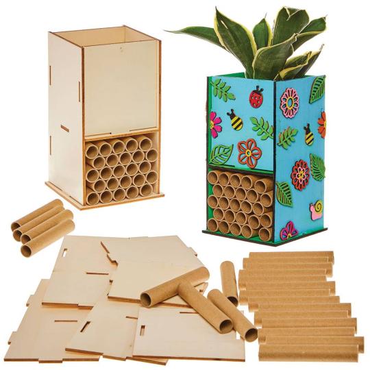 Wooden Bug Hotel & Flowerpot Kits  |  Dress Up Dress Up Dress Up